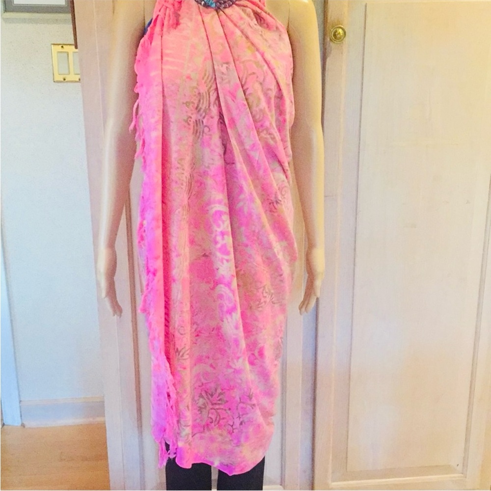 B.D. Jeffries Floral Sarong Wrap